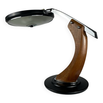 Lampe president, conçue par luís pérez de la oliva pour fase, 1970 gris foncé