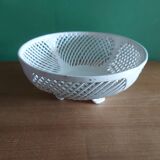 Plat ajoure tresse en faience fine Rodach