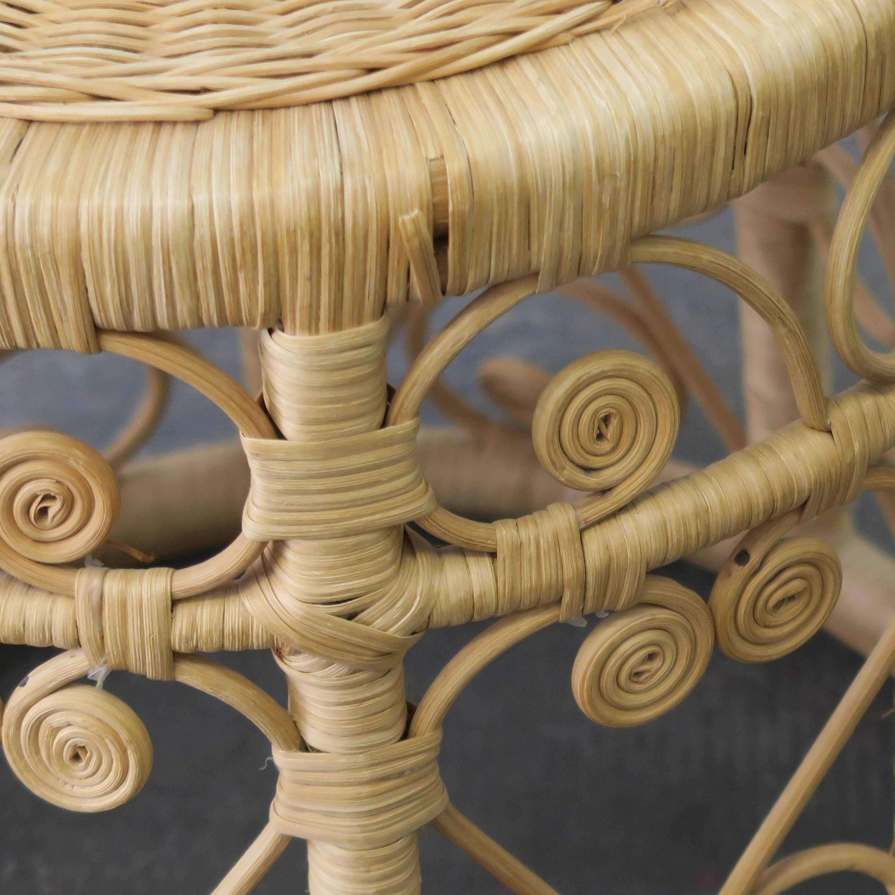 Rattan stool