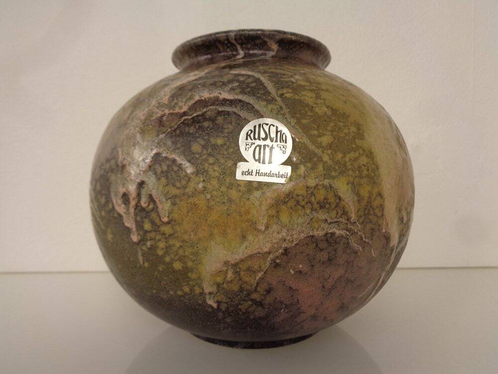 Large German ceramic vase from Ruscha, 1960s.