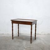 Vintage wooden desk side table