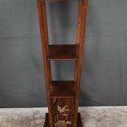 Large Cherry & Walnut Stool, Asian style – Early 20th century