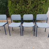 4 80's Souvignet chairs