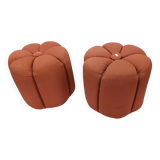 Pair of poufs