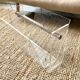 Roche & Bobois 80's vintage Plexiglas magazine rack