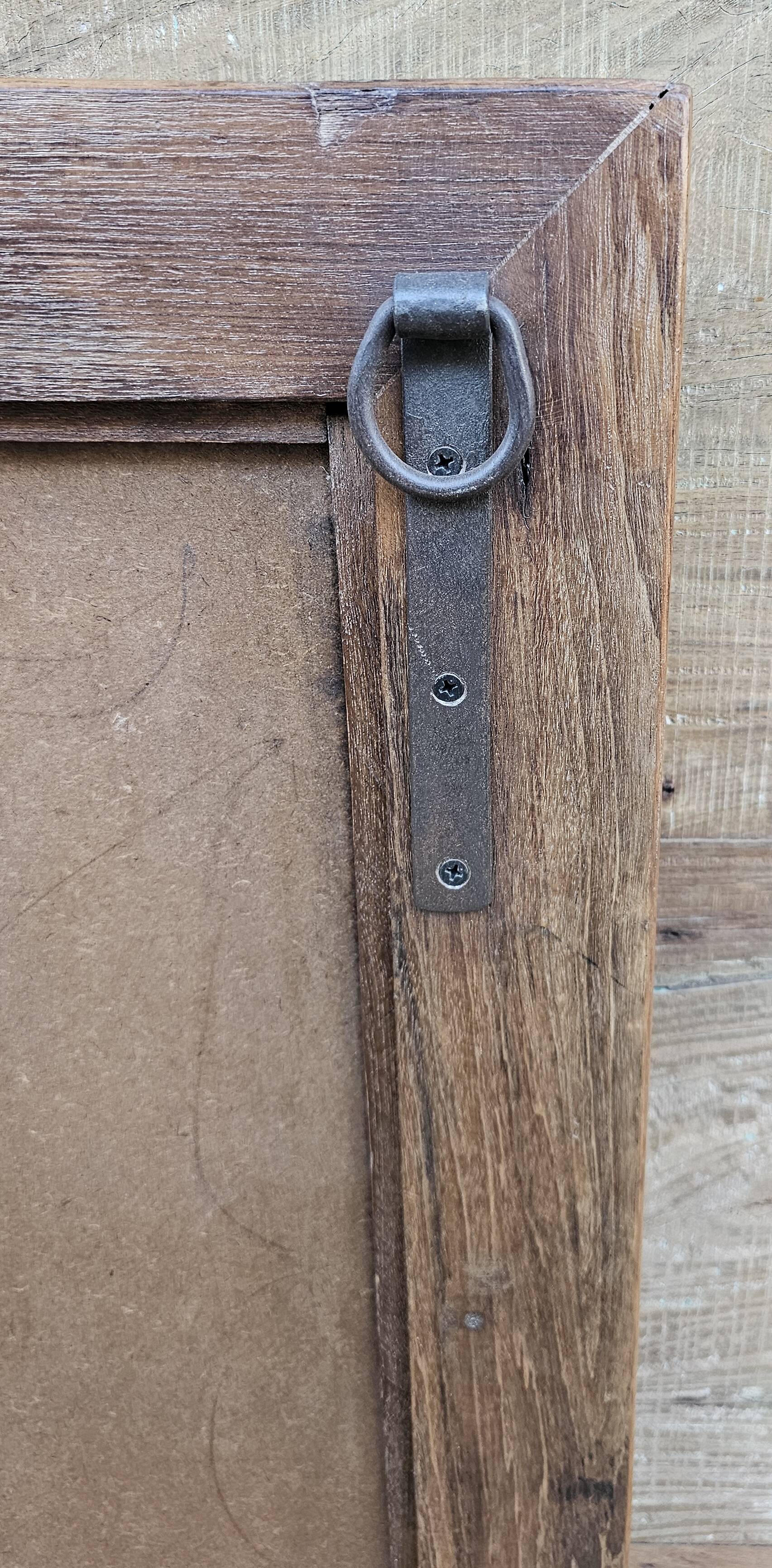 Teak mirror from Burma