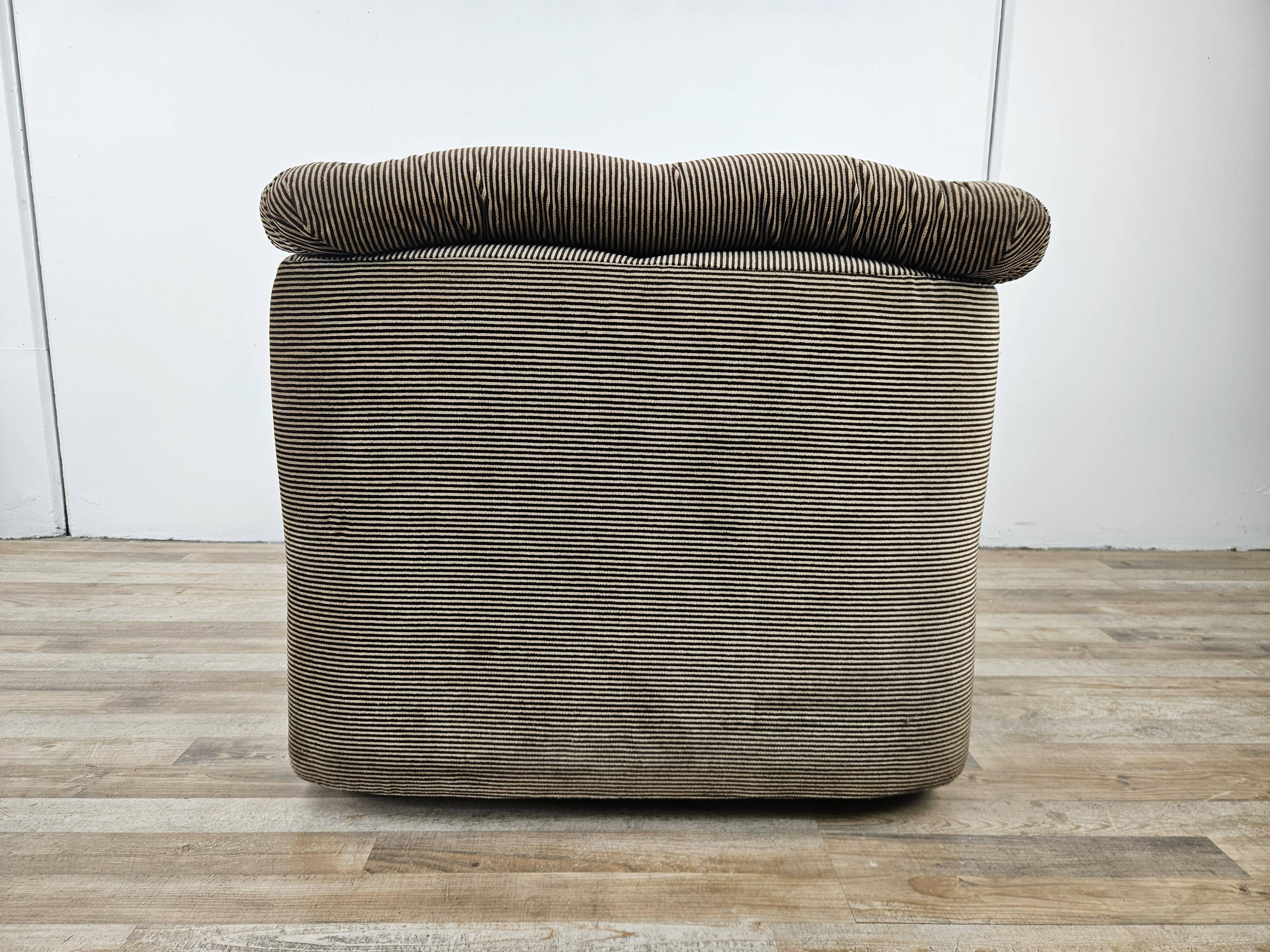 Fauteuil italien vintage des années 70