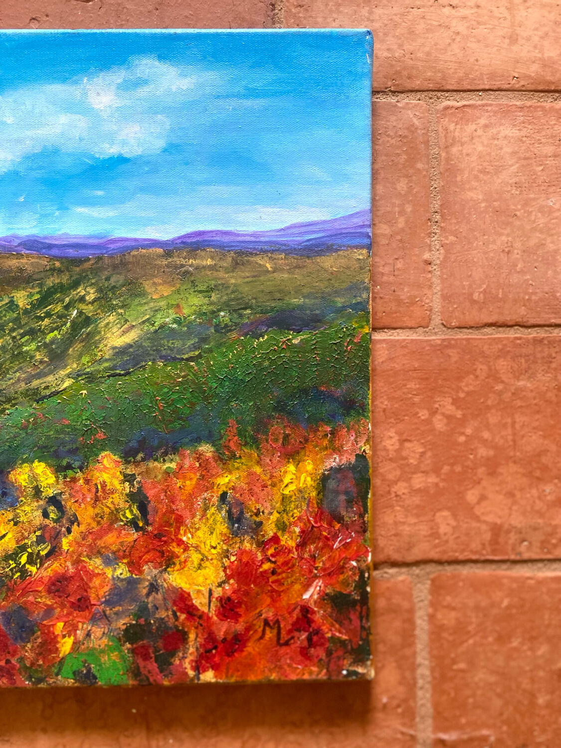 Vintage oil on canvas