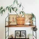 Two frames engravings couple Tobolsk with rose
