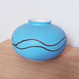 Vintage ceramic ball vase West Germany 1960s