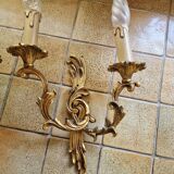 Applique en laiton style Louis XV