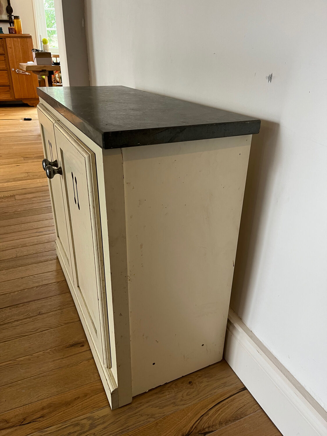 Sideboard with marble top