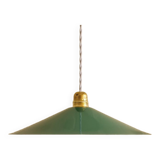 Pendant lamp in enamelled sheet metal