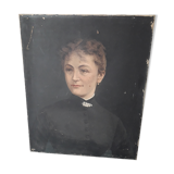 Tableau portrait femme  1900