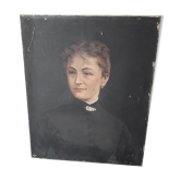 Tableau portrait femme  1900