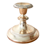 Silver candle holder