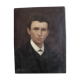 Oil portrait of a young man
