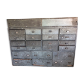 Furniture of trade old metal and wood industrial style