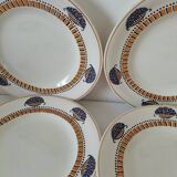Longwy Art Deco plates