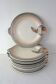 12 assiettes poisson Digoin Sarreguemines années 50