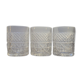 Set of 3 whiskey glasses