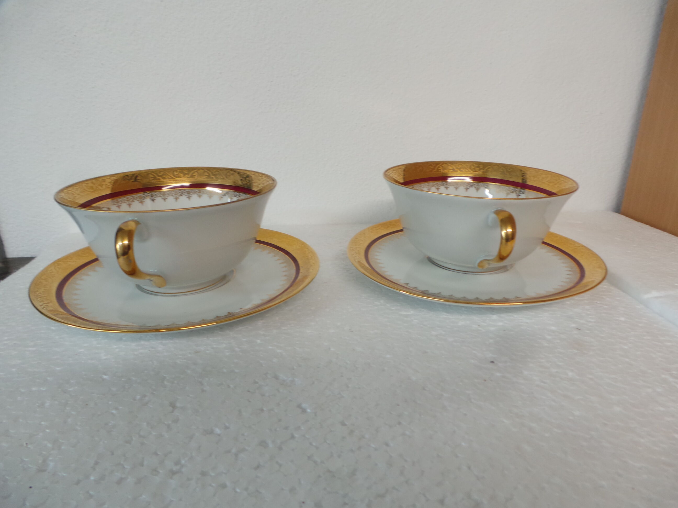 Duo de tasses dejeuner toi et moi Limoges