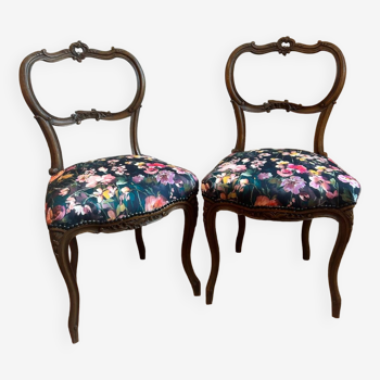 Duo de chaises campagnardes