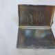 Old cigarette case or card holder in solid silver - English hallmarks - 195 gr