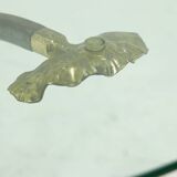 Coffee Table by Manfred Bredohl in Brass and Forged Iron 1970s