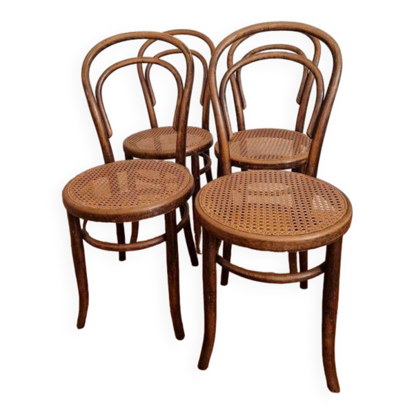 Lot de 4 chaises de bistro Fischel Austria