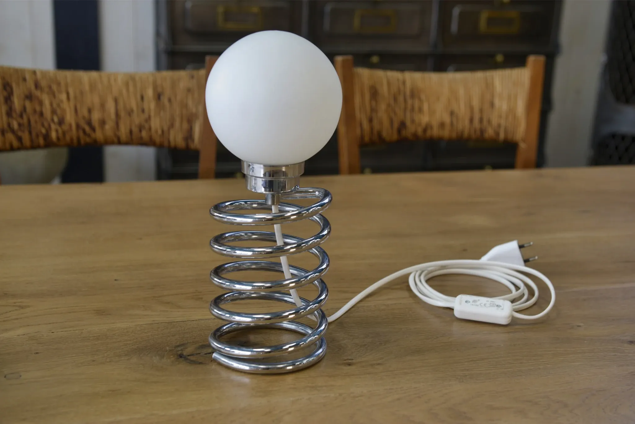 Pair of designer lamps model Spring by Ingo Maurer 20th century