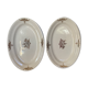 2 anciens raviers fleurs dorées Villeroy et Boch