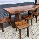 Aranjou  table and chair 1980s