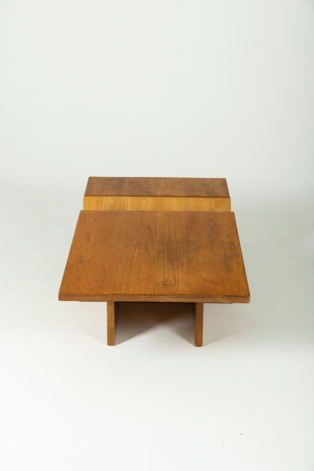 Table basse en chêne massif 1960