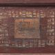 Antique Folk Art Painted bridal chest 1854