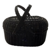 Small old Bussan style wicker basket