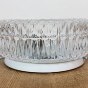 Vintage Glass Wall or Ceiling Light, 1970s