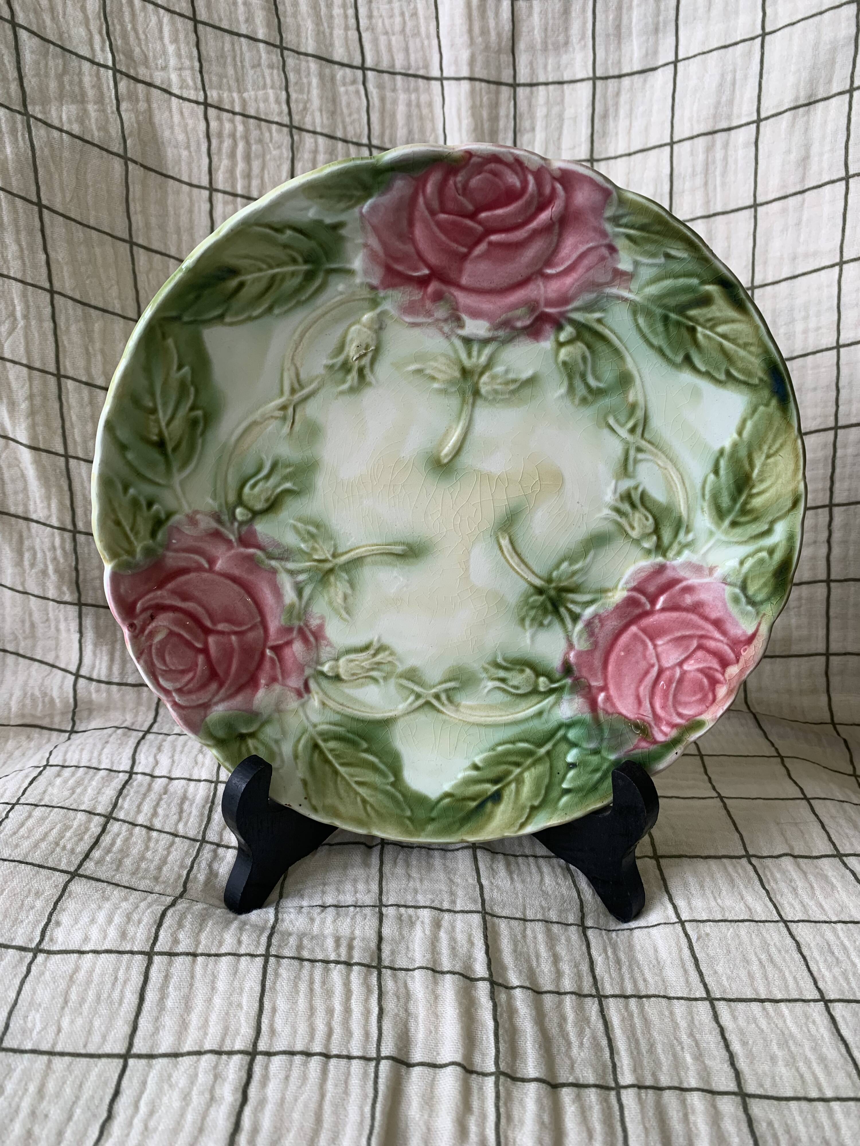 Assiette barbotine