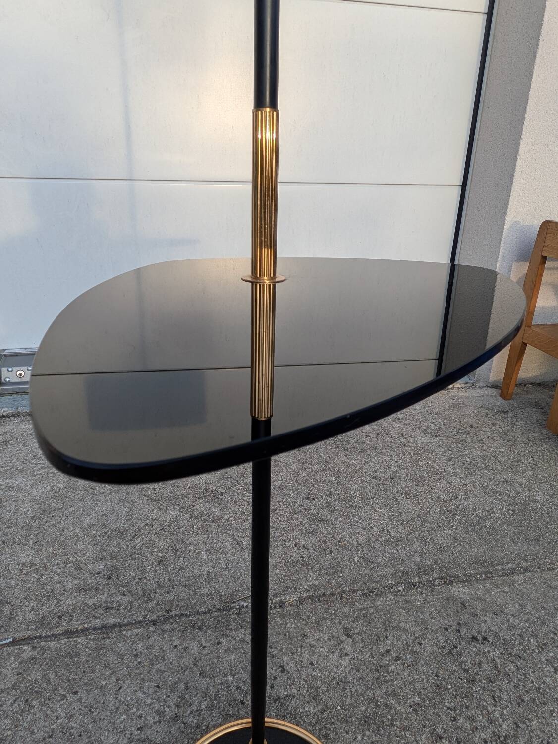 Vintage 1950-60 Arlus / Lunel style tablet floor lamp