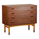 Commode en teck et hêtre de Børge Mogensen, Søborg Møbler
