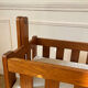 Vintage Scandinavian wooden cradle