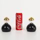 Set (2) of petite playful painted 'ball' wall lights, Italy 1970's