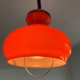 Opaline pendant light up and down from the 70s