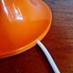 Lampe Nesso, fibre de verre orange, Giancarlo Mattioli, Artemide,1960