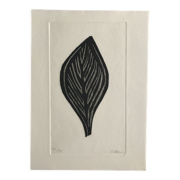 Original etching signed and justified by Raoul UBAC, Letter from Los Chandos, 1975