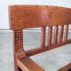 Dutch Modernist Carved Oak Side Chair, 1920s