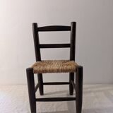 Straw chair for children