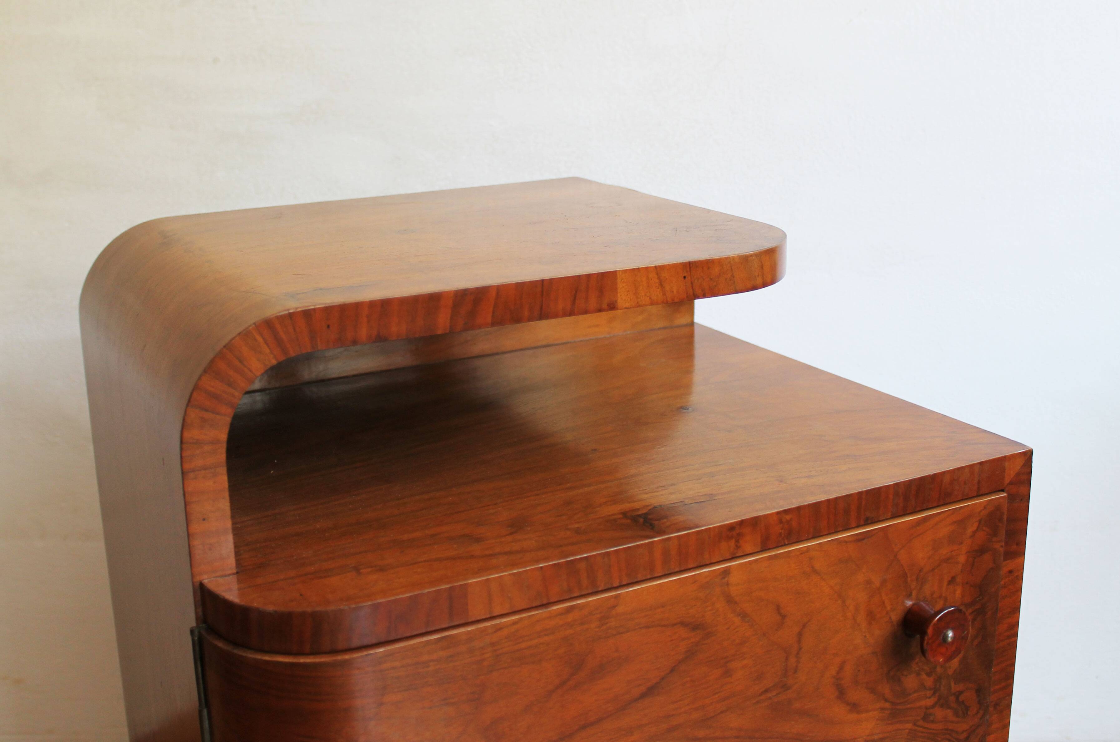 1930s Art Deco Bedside table