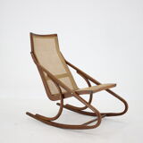 1960s Antonin Suman Bentwood Rocking Chair, Czechoslovakia