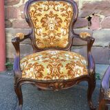 Pair of nineteenth style Louis Philippe mahogany heaters